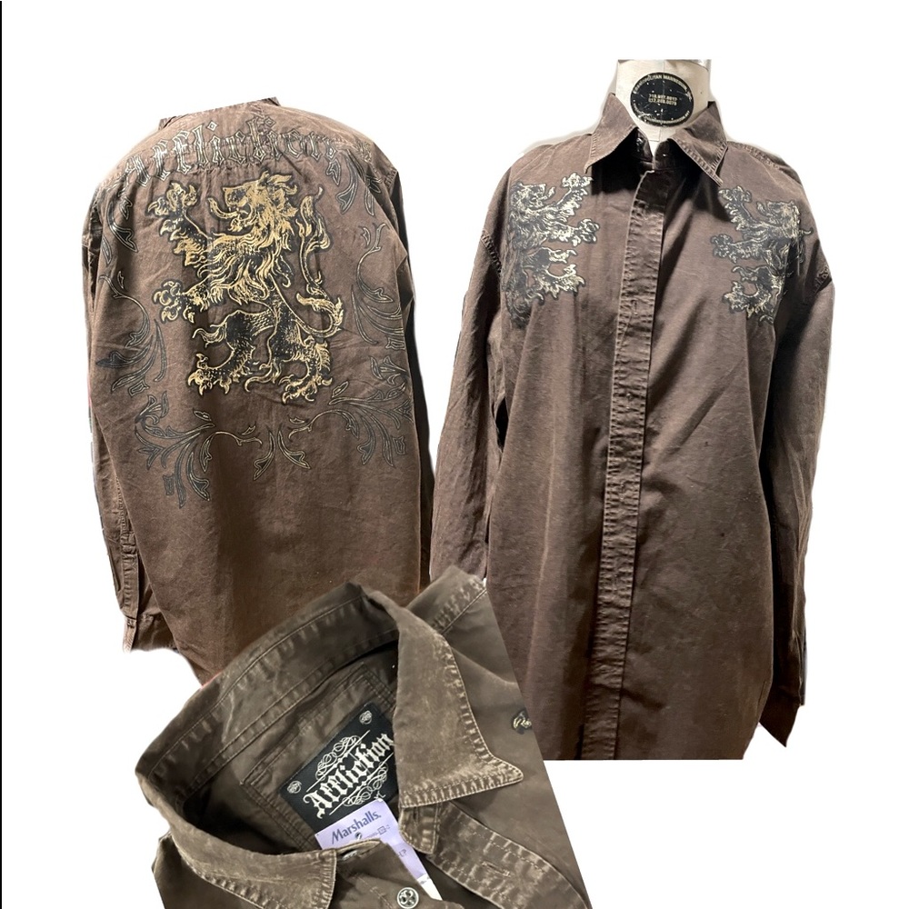 Vintage Affliction shirt  size L